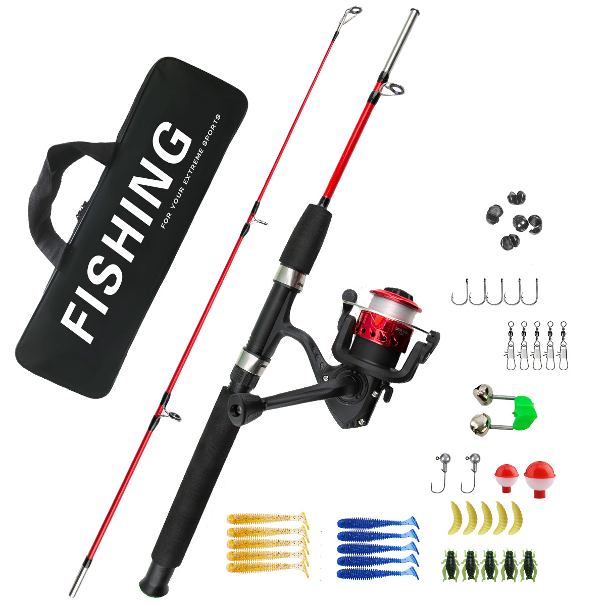 Ice Fishing Line - Yeni Başlayanlar İçin 2 Parçalı Buz