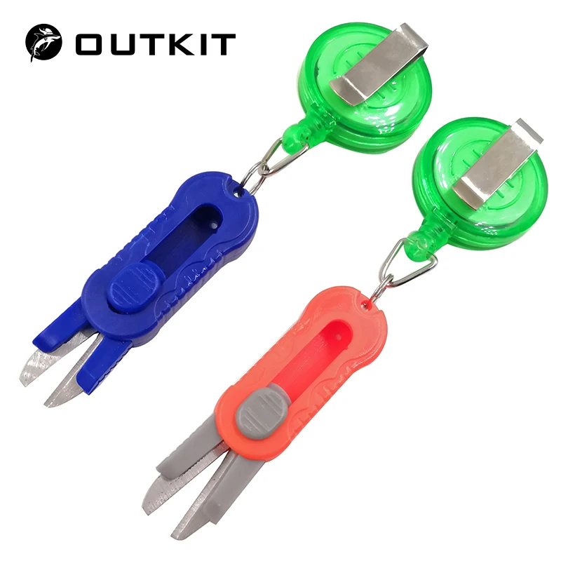 Fishing Line Cutter - OUTKIT 1 adet Mini Esnek Makas